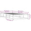 sengeramme 90x200 cm massivt træ sort