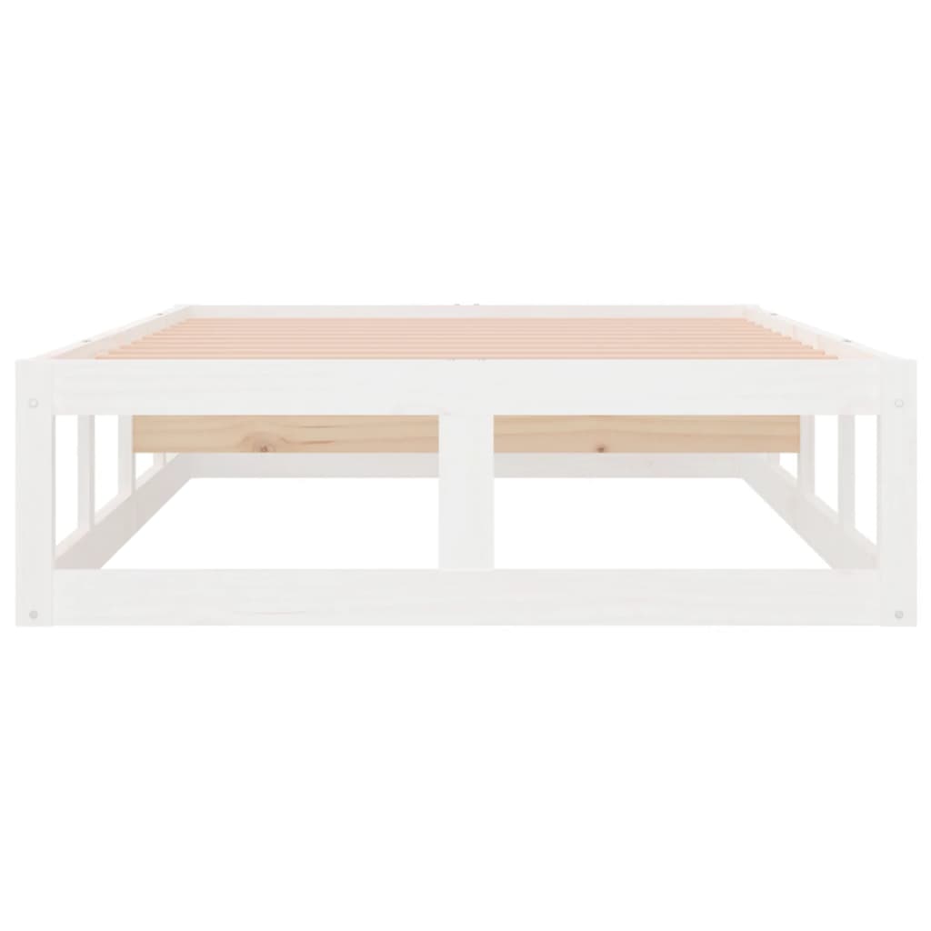 sengeramme 100x200 cm massivt træ hvid