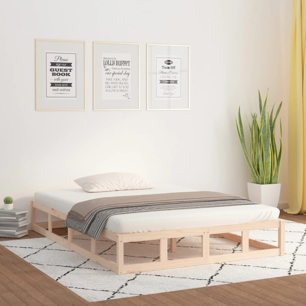 sengeramme 120x200 cm massivt træ