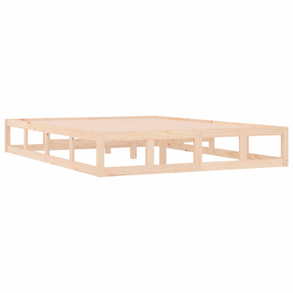 sengeramme 150x200 cm King Size massivt træ