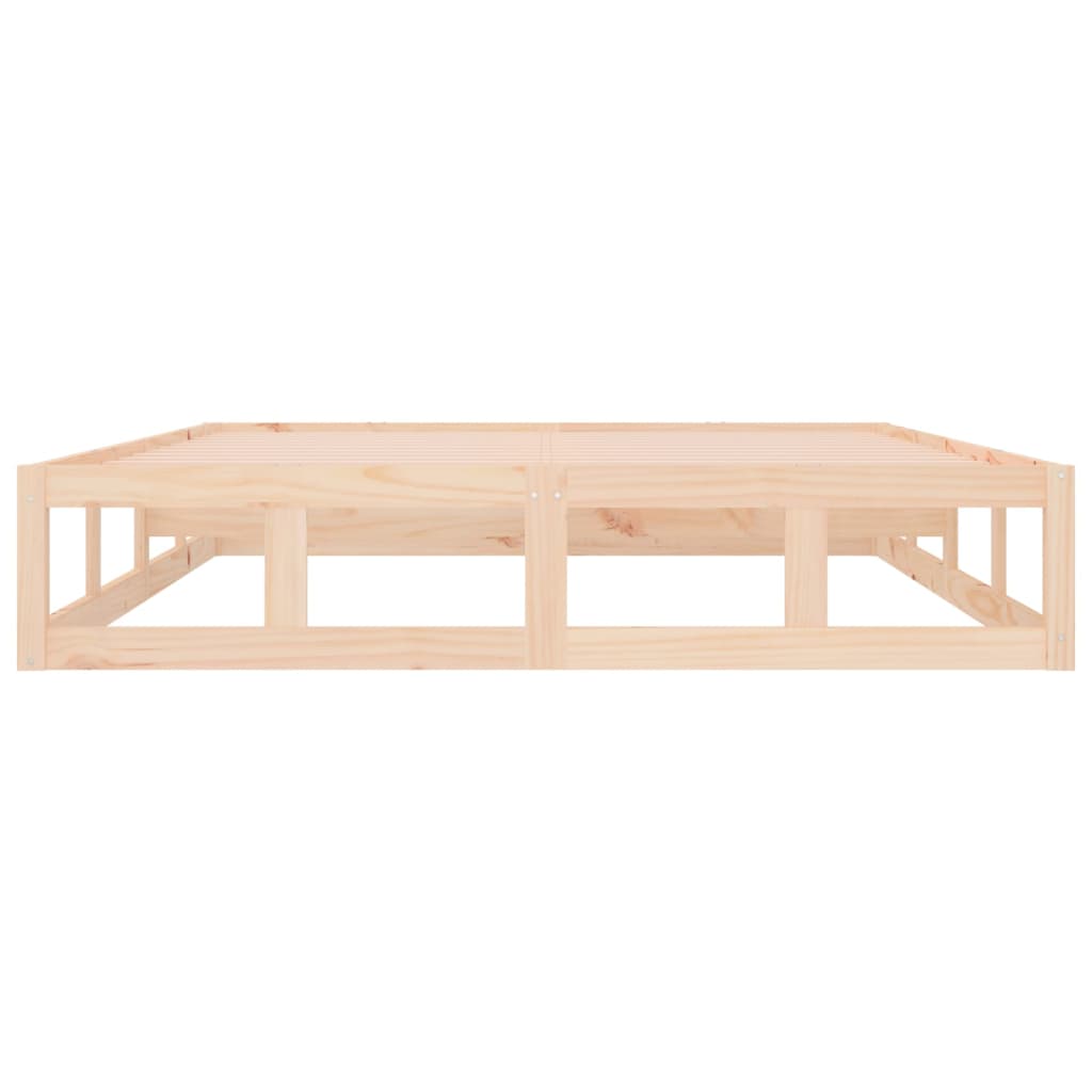 sengeramme 150x200 cm King Size massivt træ