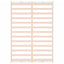 sengeramme 150x200 cm King Size massivt træ hvid