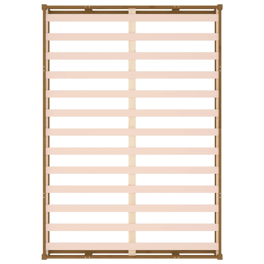 sengeramme 120x190 cm Small Double massivt træ gyldenbrun