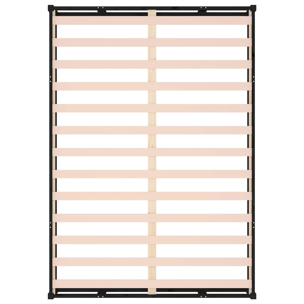 sengeramme 120x190 cm Small Double massivt træ sort