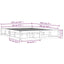 sengeramme 120x190 cm Small Double massivt træ sort