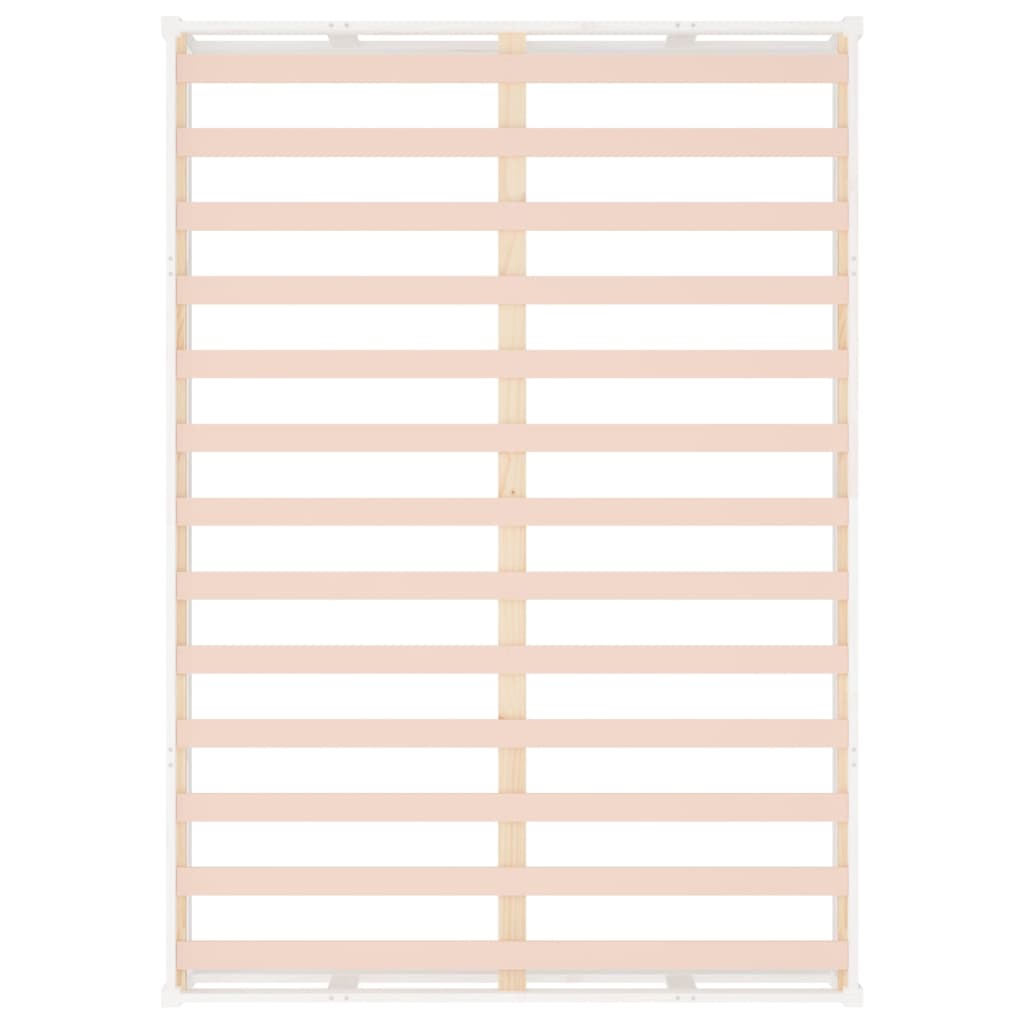 sengeramme 140x190 cm massivt træ hvid