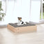 hundeseng 51,5x44x9 cm massivt fyrretræ
