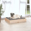 hundeseng 61,5x49x9 cm massivt fyrretræ