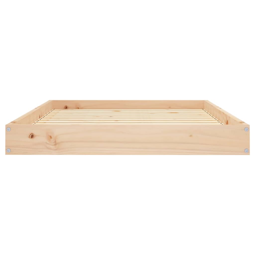 hundeseng 101,5x74x9 cm massivt fyrretræ