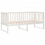 daybed uden madras 80x200 cm massivt fyrretræ hvid