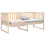 daybed uden madras 90x190 cm massivt fyrretræ