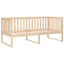 daybed uden madras 90x190 cm massivt fyrretræ