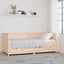 daybed uden madras 80x200 cm massivt fyrretræ
