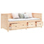 daybed uden madras 90x190 cm massivt fyrretræ