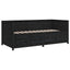 daybed 90x190 cm massivt fyrretræ sort