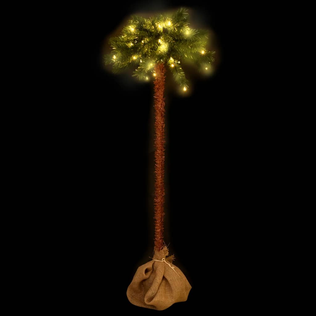 juletræ med LED-lys 120 cm