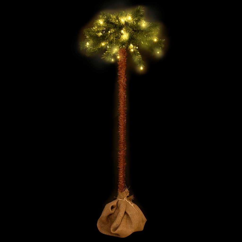 juletræ med LED-lys 150 cm