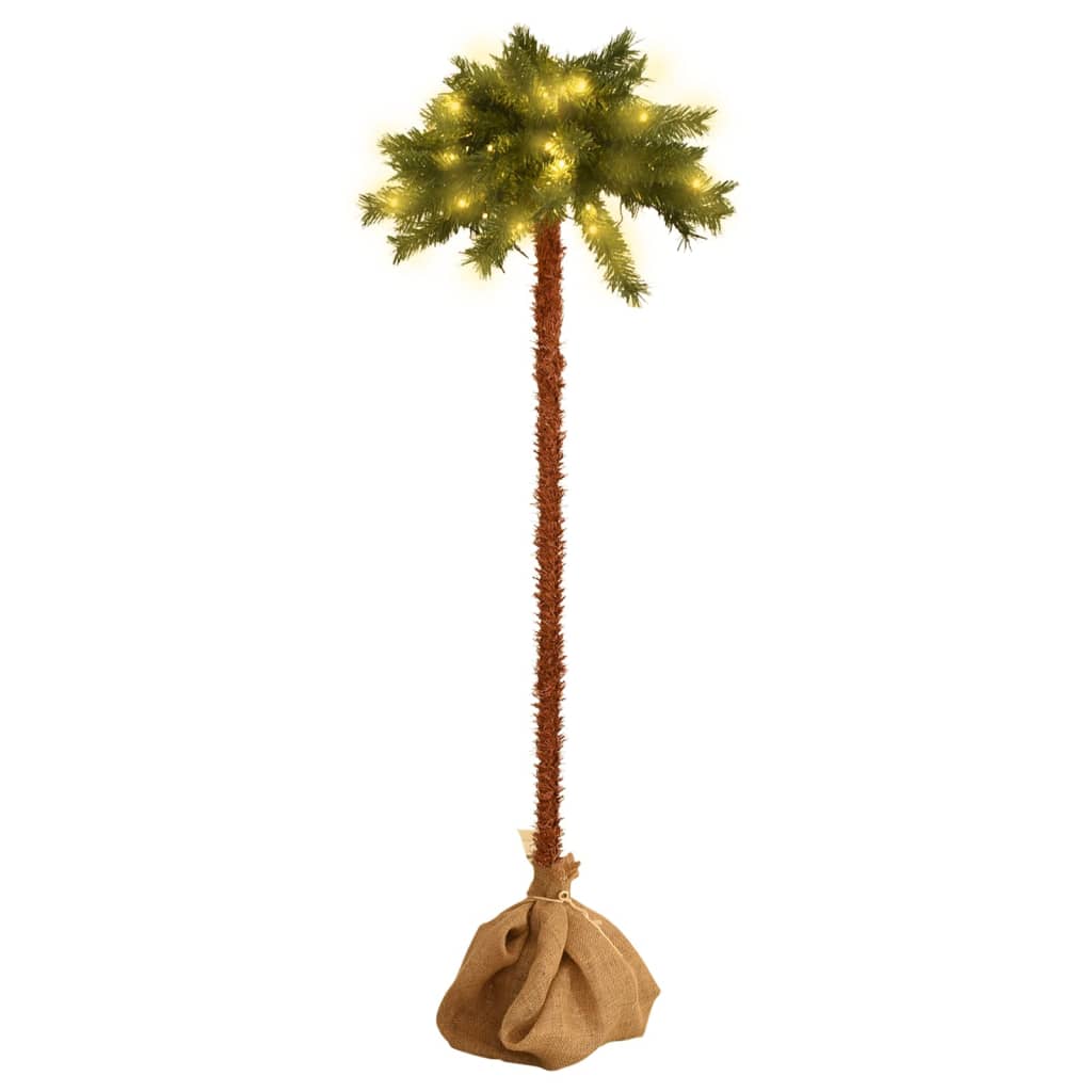 juletræ med LED-lys 180 cm