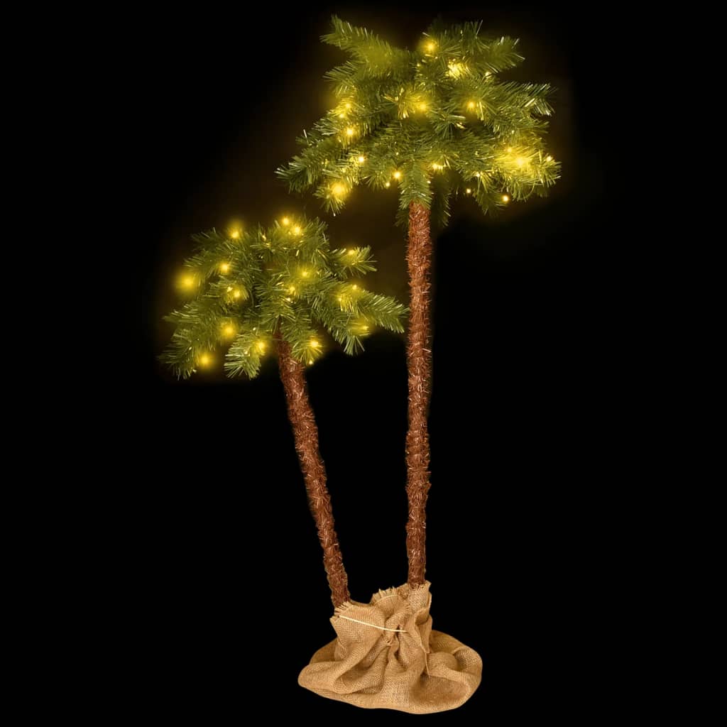 juletræ med LED-lys 90 cm og 150 cm