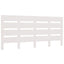 sengegavl 140x3x80 cm massivt fyrretræ hvid