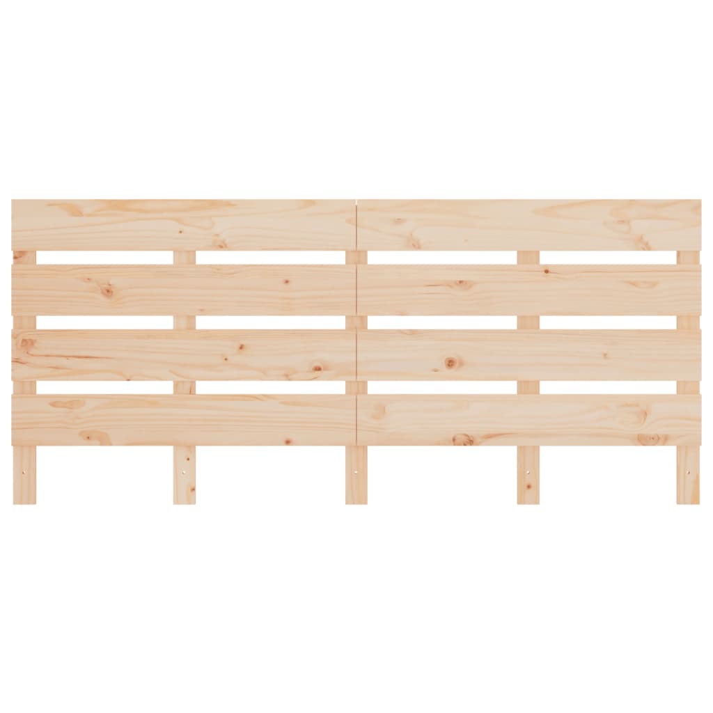 sengegærde 160x3x80 cm massivt fyrretræ