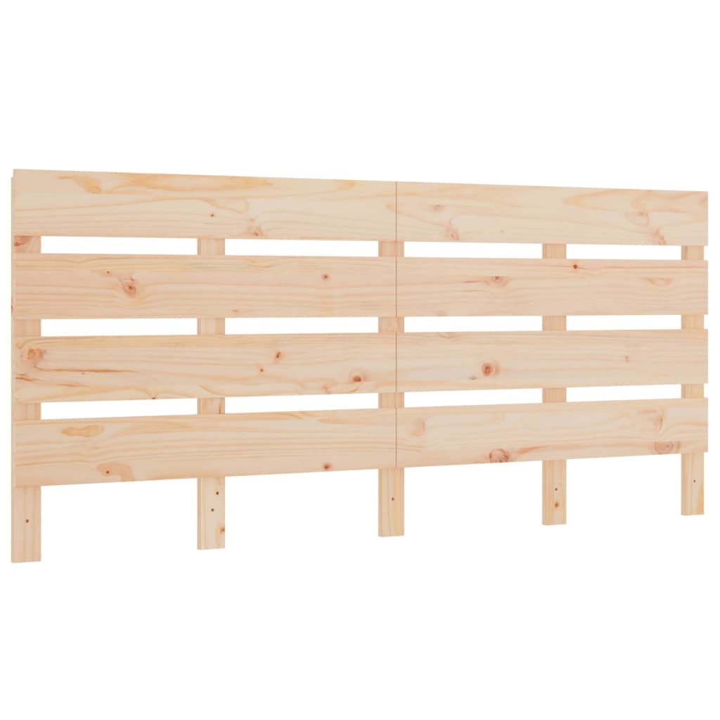 sengegavl 200x3x80 cm massivt fyrretræ