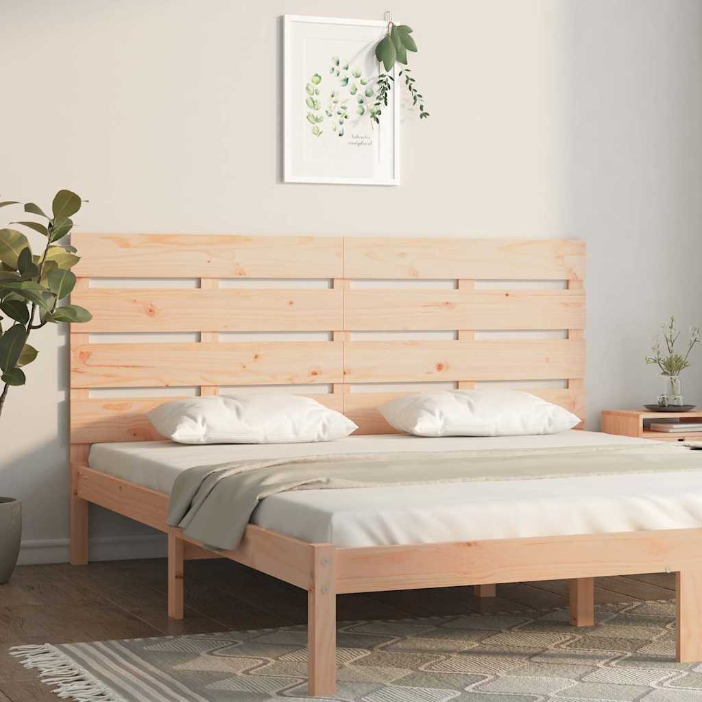sengegærde 135x3x80 cm massivt fyrretræ