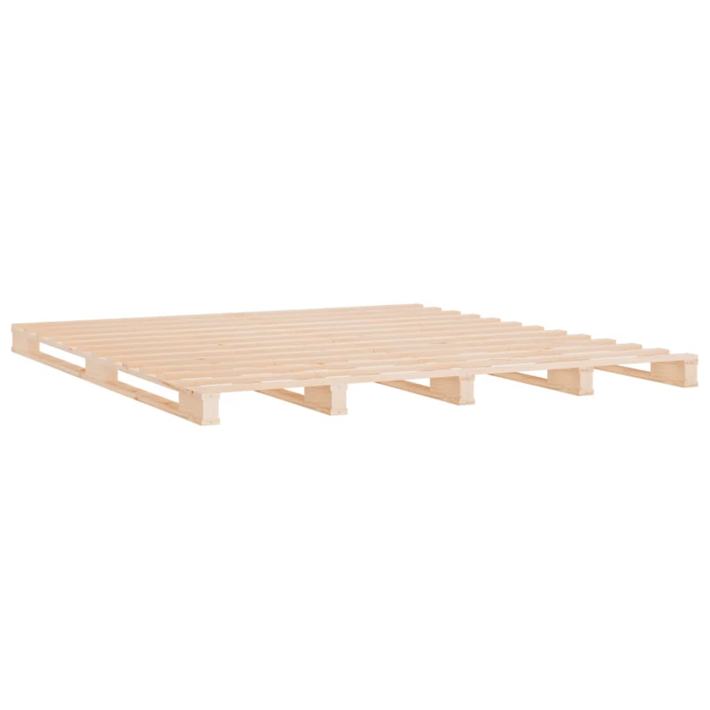 palleseng 160x200 cm massivt fyrretræ