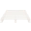 palleseng 75x190 cm Small Single massivt fyrretræ hvid
