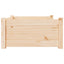 hundeseng 75,5x55,5x28 cm massivt fyrretræ
