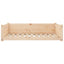 hundeseng 95,5x65,5x28 cm massivt fyrretræ