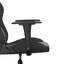 gamingstol med massagefunktion kunstlæder sort