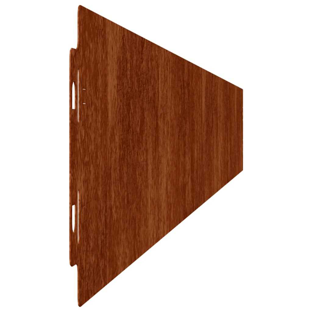 plænekanter 10 stk. 10x103 cm fleksibel cortenstål
