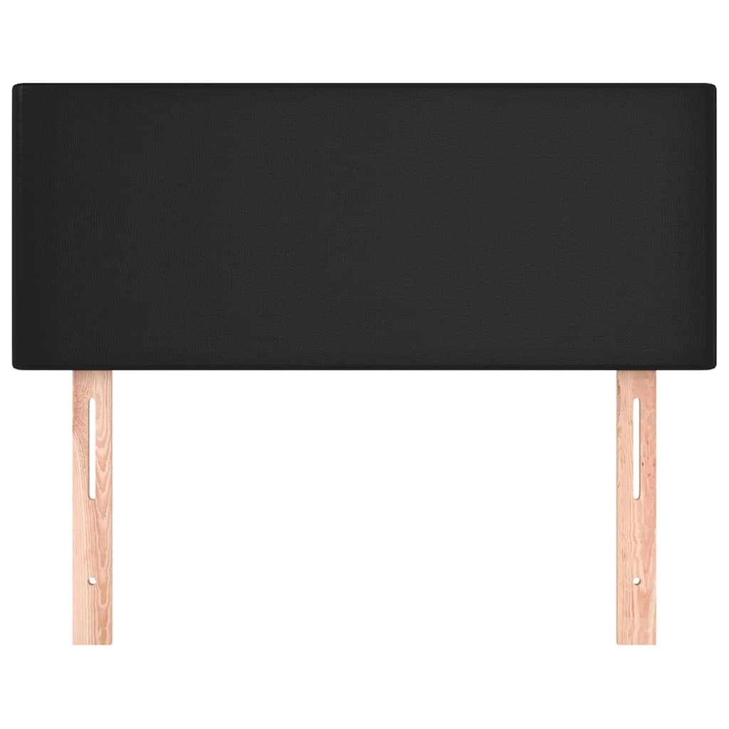 sengegavl 80x5x78/88 cm kunstlæder sort