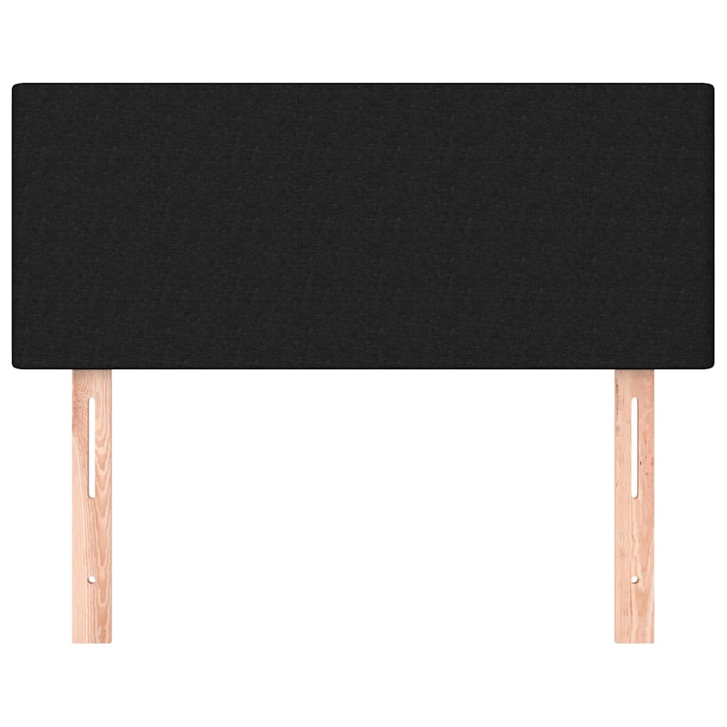 sengegavl 90x5x78/88 cm stof sort