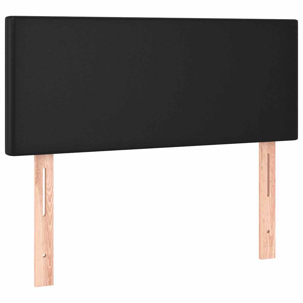 sengegavl 100x5x78/88 cm kunstlæder sort