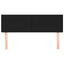 sengegavle 144x5x78/88 cm stof sort