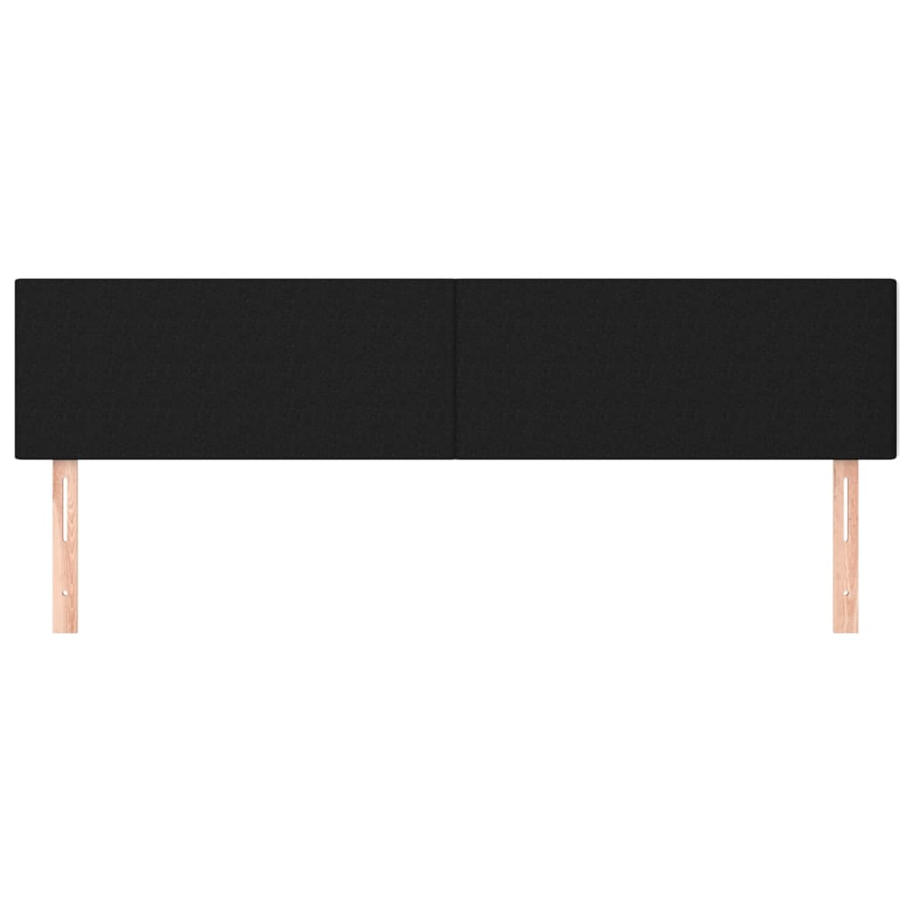 sengegavle 160x5x78/88 cm stof sort