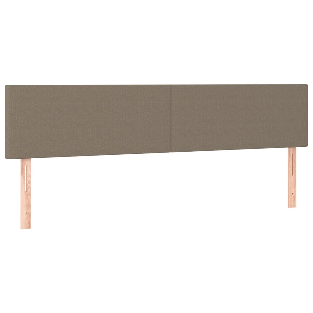 sengegavle 160x5x78/88 cm stof gråbrun
