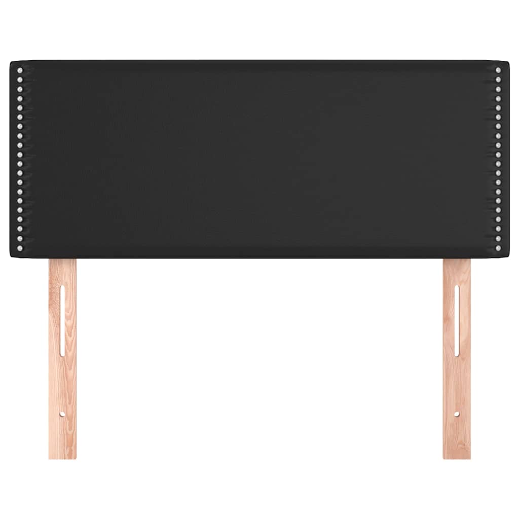 sengegavl 90x5x78/88 cm kunstlæder sort