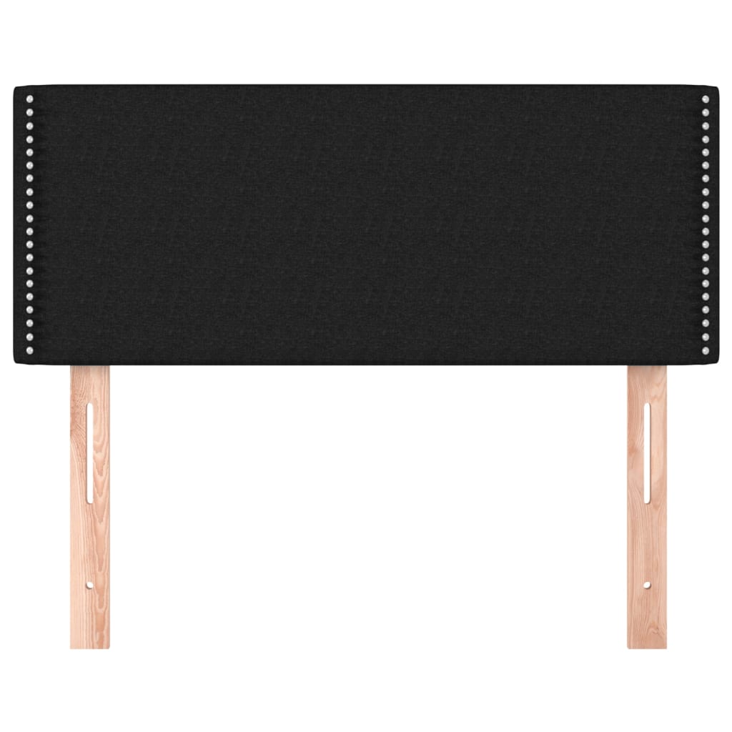 sengegavl 100x5x78/88 cm stof sort