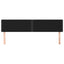 sengegavle 160x5x78/88 cm stof sort