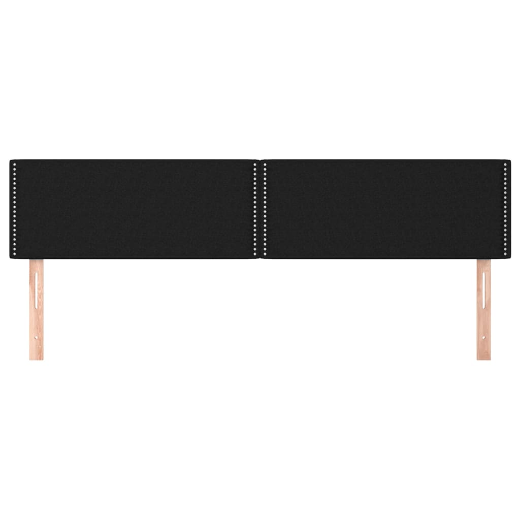 sengegavle 160x5x78/88 cm stof sort