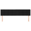 sengegavle 160x5x78/88 cm stof sort