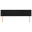 sengegavle 160x5x78/88 cm fløjl sort