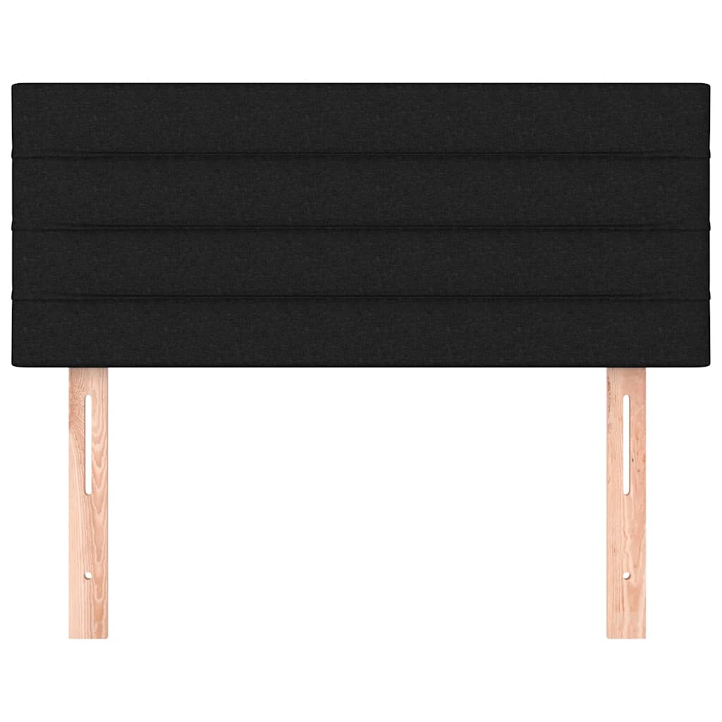 sengegavl 90x5x78/88 cm stof sort