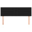 sengegavle 144x5x78/88 cm stof sort
