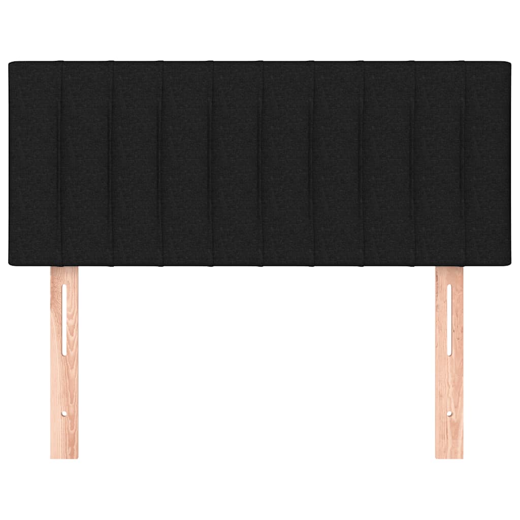 sengegavl 90x5x78/88 cm stof sort