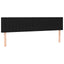 sengegavle 180x5x78/88 cm stof sort