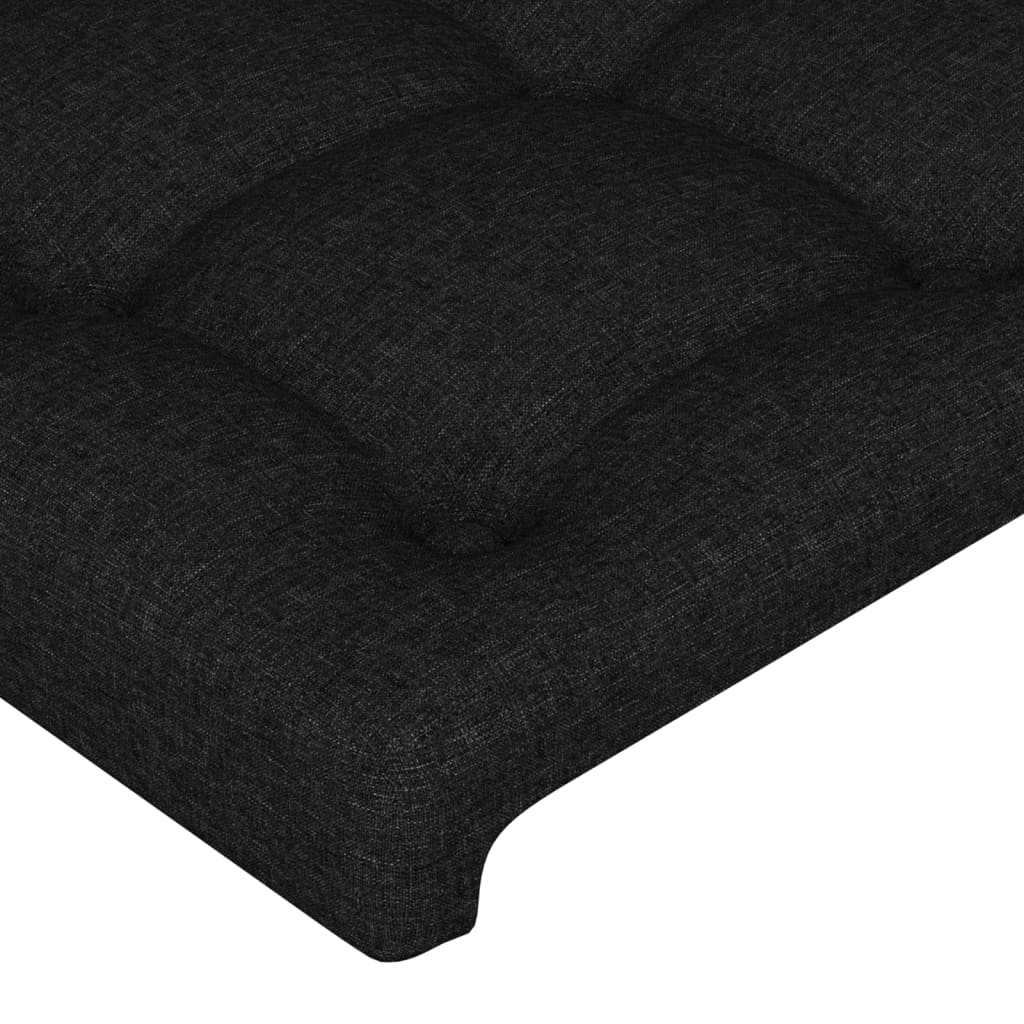 sengegavl 90x5x78/88 cm stof sort